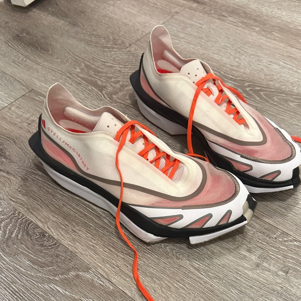SOLDStella McCartney Cream and Orange Athletic Shoes